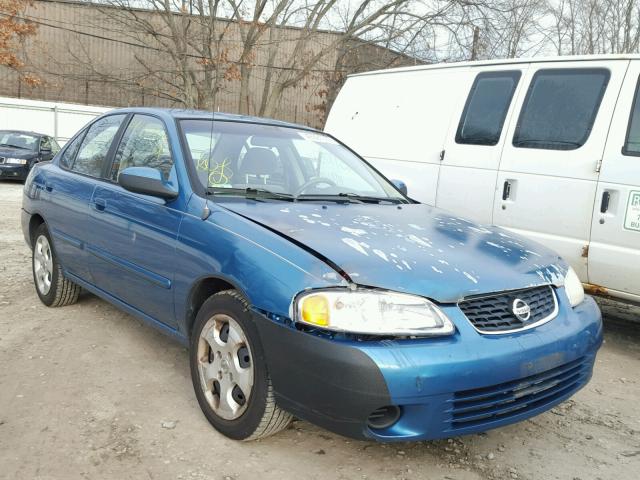 3N1CB51D53L789200 - 2003 NISSAN SENTRA XE BLUE photo 1