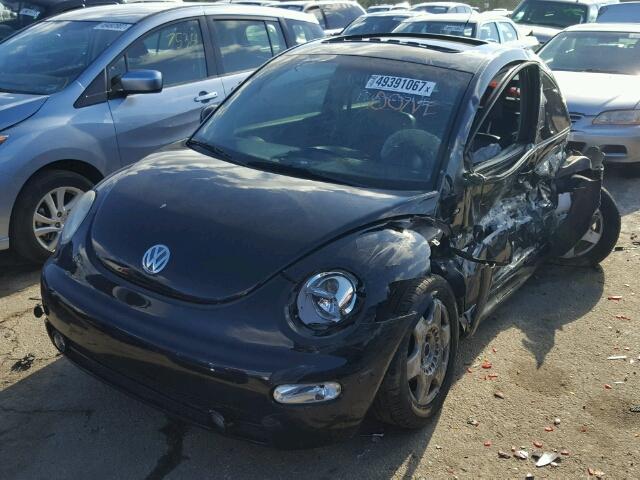 3VWCB21C91M444209 - 2001 VOLKSWAGEN NEW BEETLE 黑色 照片 2