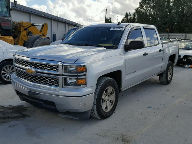 3GCPCREH1EG259088 - 2014 CHEVROLET SILVERADO SILVER photo 2