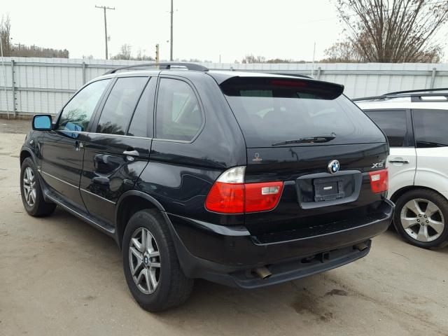 5UXFA13576LY24362 - 2006 BMW X5 3.0I BLACK photo 3