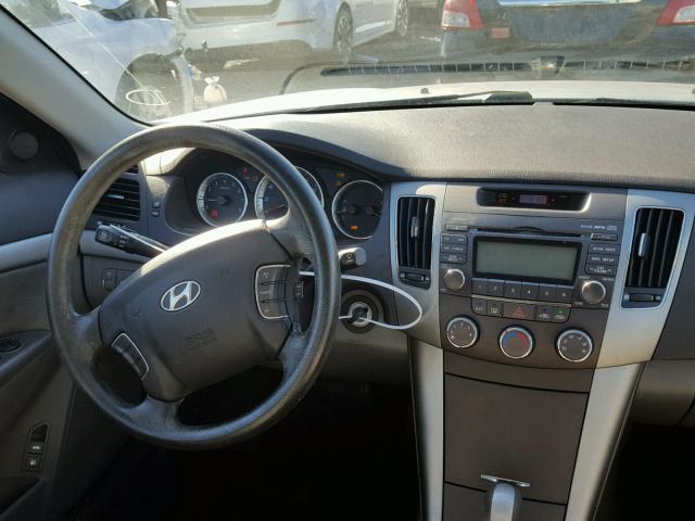 5NPET46C19H544206 - 2009 HYUNDAI SONATA GLS SILVER photo 9