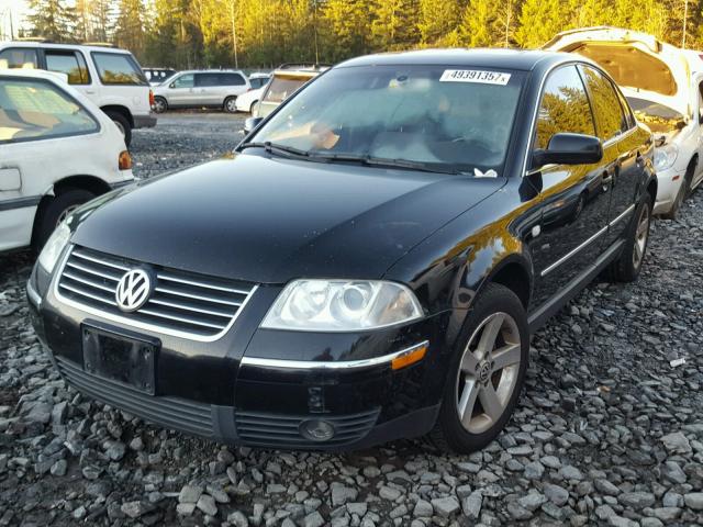 WVWTH63B54P054851 - 2004 VOLKSWAGEN PASSAT GLX BLACK photo 2