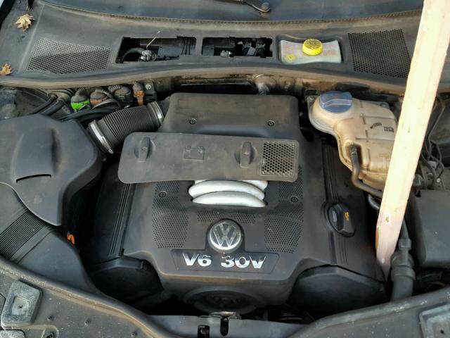 WVWTH63B54P054851 - 2004 VOLKSWAGEN PASSAT GLX BLACK photo 7