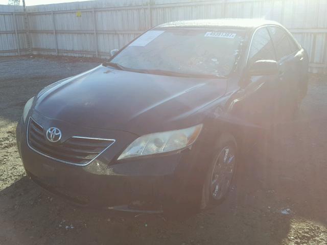 4T1BE46K67U546326 - 2007 TOYOTA CAMRY NEW BLACK photo 2