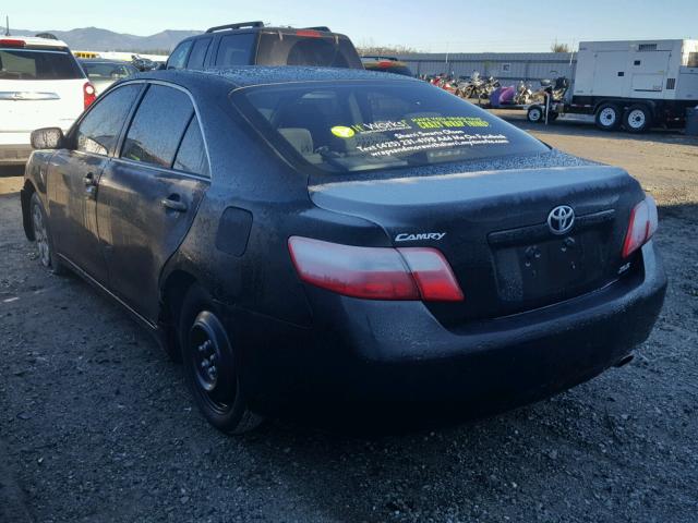 4T1BE46K67U546326 - 2007 TOYOTA CAMRY NEW BLACK photo 3