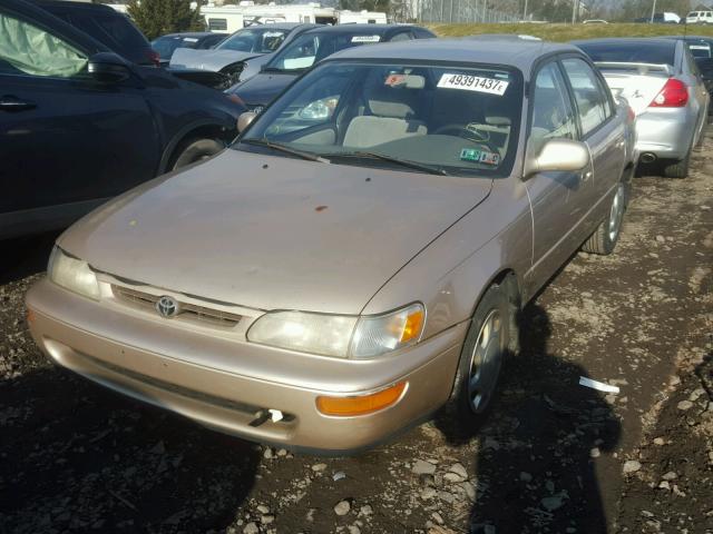 1NXBB02E4VZ617358 - 1997 TOYOTA COROLLA DX TAN photo 2