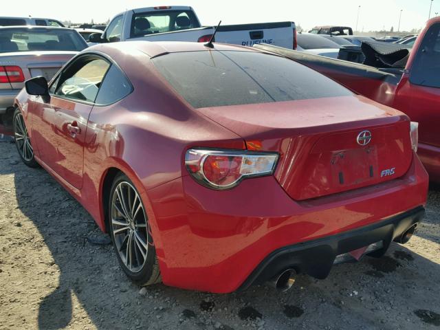 JF1ZNAA16D2724250 - 2013 TOYOTA SCION FR-S RED photo 3