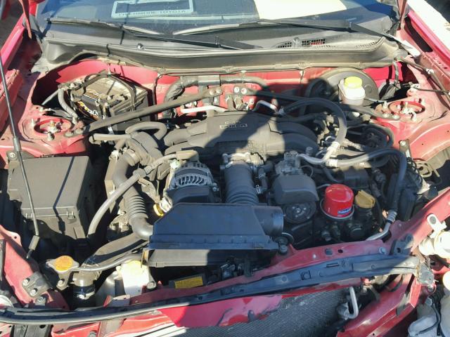 JF1ZNAA16D2724250 - 2013 TOYOTA SCION FR-S RED photo 7