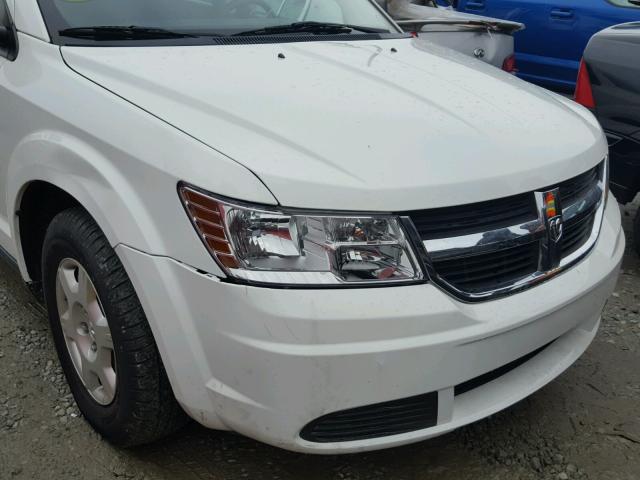 3D4PG4FB4AT231002 - 2010 DODGE JOURNEY SE WHITE photo 9