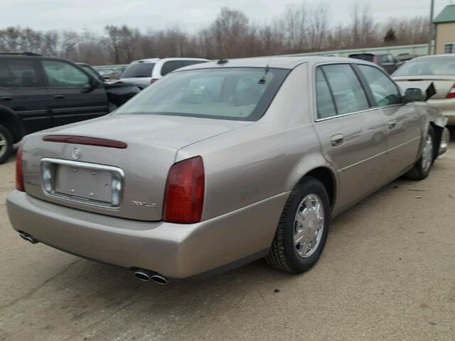 1G6KD54Y53U266446 - 2003 CADILLAC DEVILLE GOLD photo 4