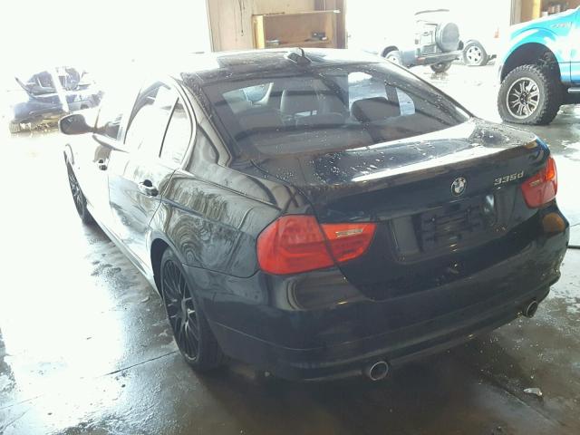 WBAPN7C58BA782087 - 2011 BMW 335 D BLACK photo 3