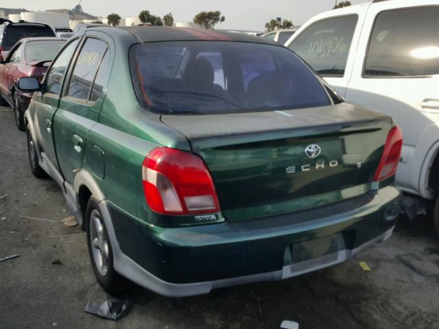 JTDBT123610134302 - 2001 TOYOTA ECHO GREEN photo 3