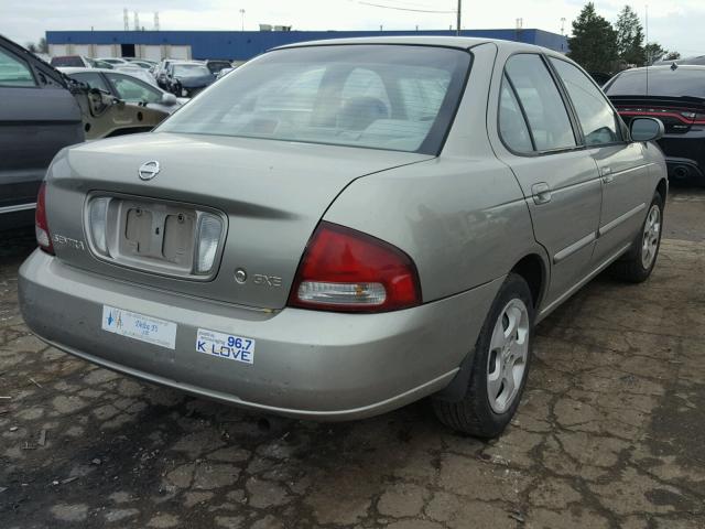 3N1CB51D93L713205 - 2003 NISSAN SENTRA XE TAN photo 4