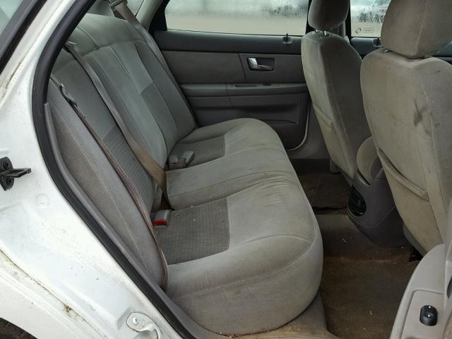 1FAFP53U13A126258 - 2003 FORD TAURUS SE WHITE photo 6