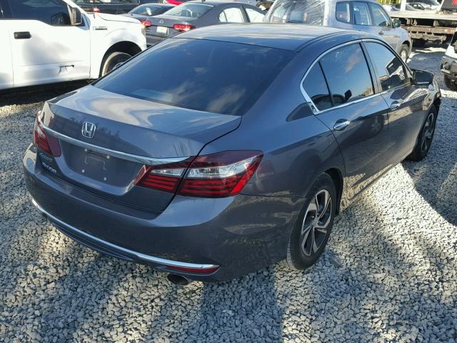 1HGCR2F32GA072937 - 2016 HONDA ACCORD LX SILVER photo 4