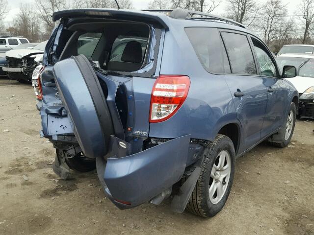 2T3BF4DV8CW197911 - 2012 TOYOTA RAV4 BLUE photo 4