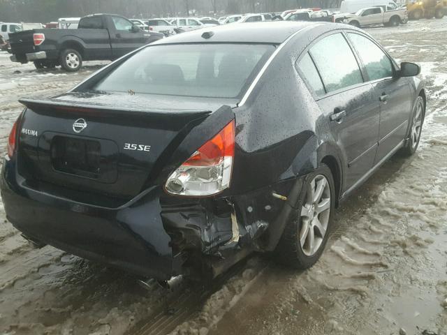 1N4BA41E58C837768 - 2008 NISSAN MAXIMA SE BLACK photo 4