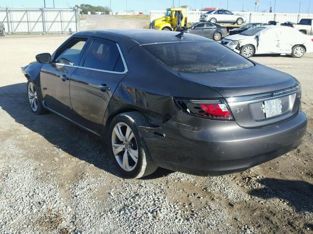 YS3GN4AR1B4003773 - 2011 SAAB 9-5 TURBO GRAY photo 3