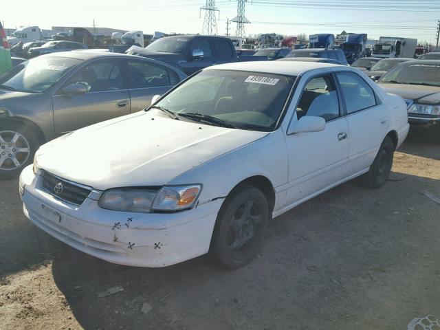 4T1BG22K21U835649 - 2001 TOYOTA CAMRY CE WHITE photo 2