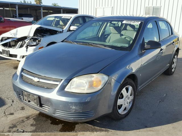 1G1AK55F067829216 - 2006 CHEVROLET COBALT LS BLUE photo 2