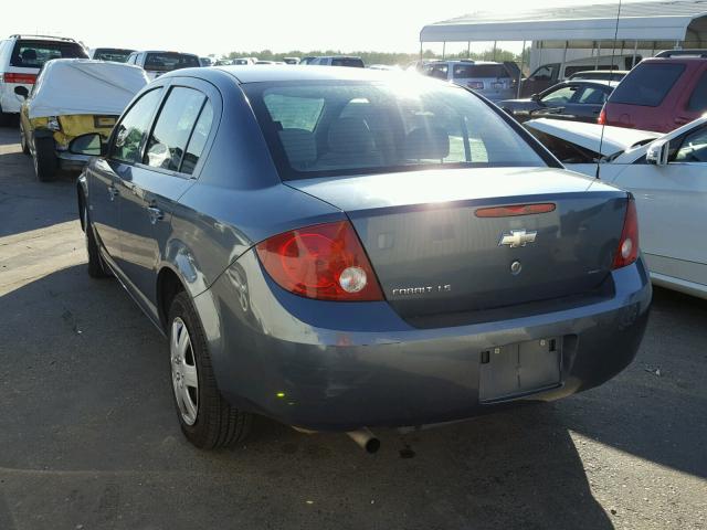 1G1AK55F067829216 - 2006 CHEVROLET COBALT LS BLUE photo 3