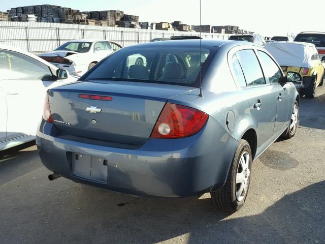 1G1AK55F067829216 - 2006 CHEVROLET COBALT LS BLUE photo 4