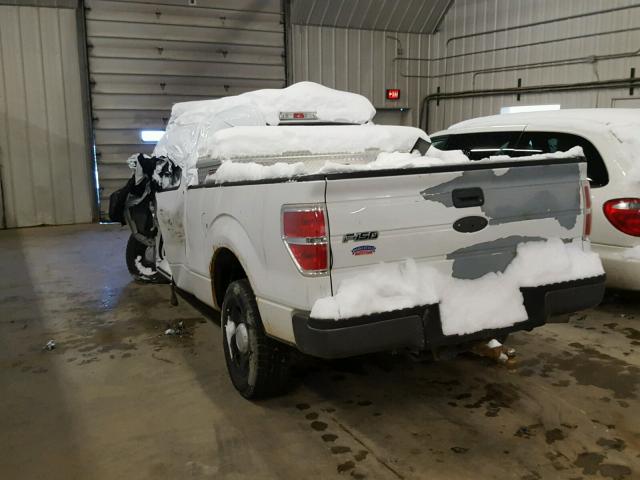 1FTRX12W99KC64099 - 2009 FORD F150 SUPER WHITE photo 3