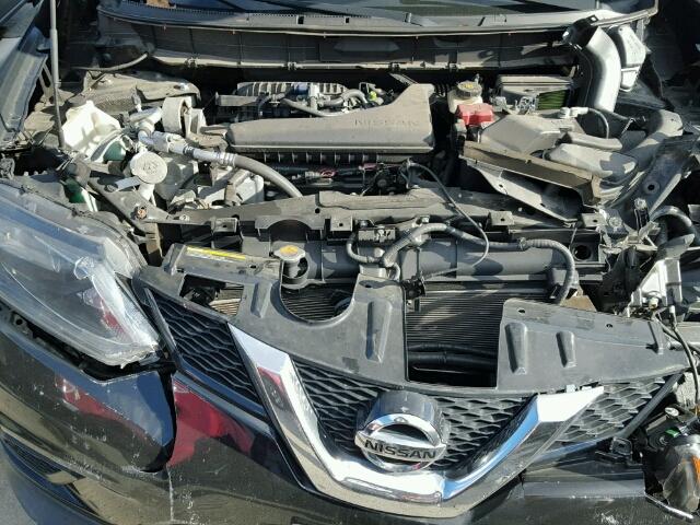 5N1AT2MV2EC820868 - 2014 NISSAN ROGUE S BLACK photo 7