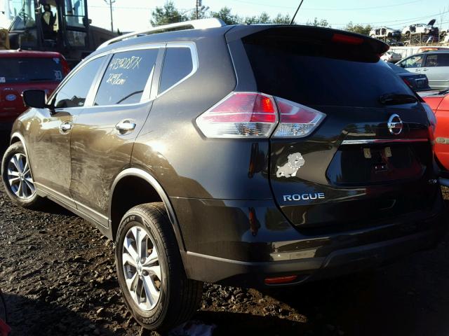 KNMAT2MV2FP518897 - 2015 NISSAN ROGUE S GRAY photo 3