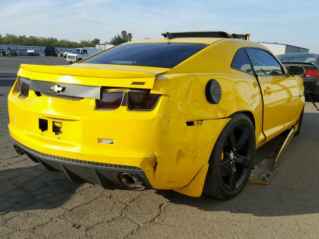 2G1FT1EW3A9116815 - 2010 CHEVROLET CAMARO SS Amarillo foto 4