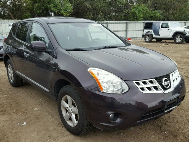 JN8AS5MVXDW666002 - 2013 NISSAN ROGUE S BLACK photo 1