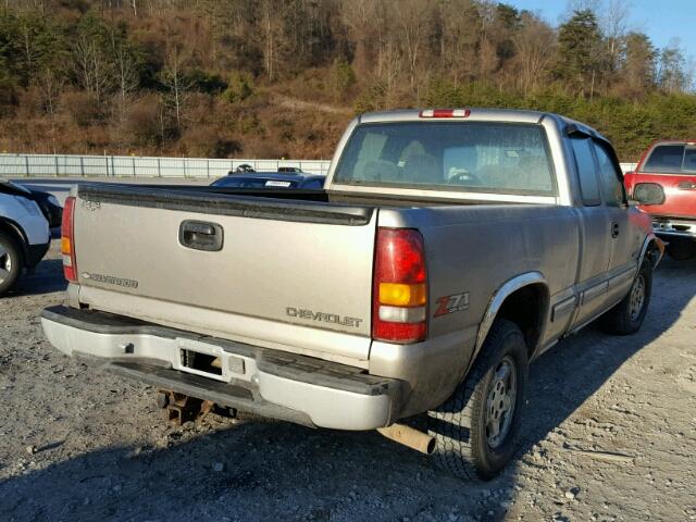 2GCEK19T411316526 - 2001 CHEVROLET SILVERADO GRAY photo 4