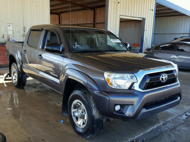 5TFJU4GN1DX032583 - 2013 TOYOTA TACOMA DOU GRAY photo 1