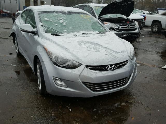 5NPDH4AE0CH111585 - 2012 HYUNDAI ELANTRA GL SILVER photo 1