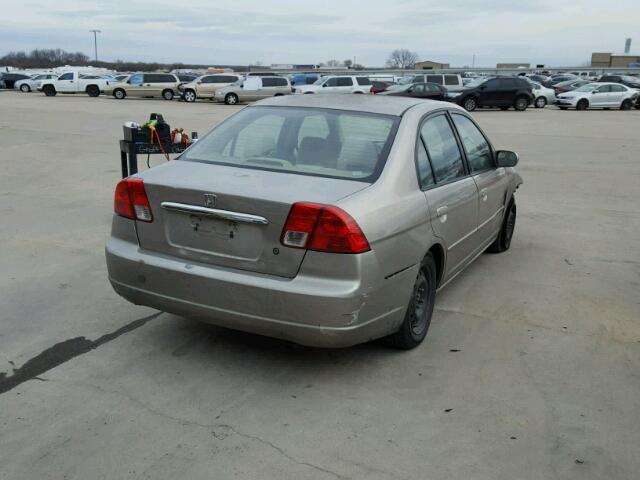 1HGES26883L005573 - 2003 HONDA CIVIC EX BROWN photo 4