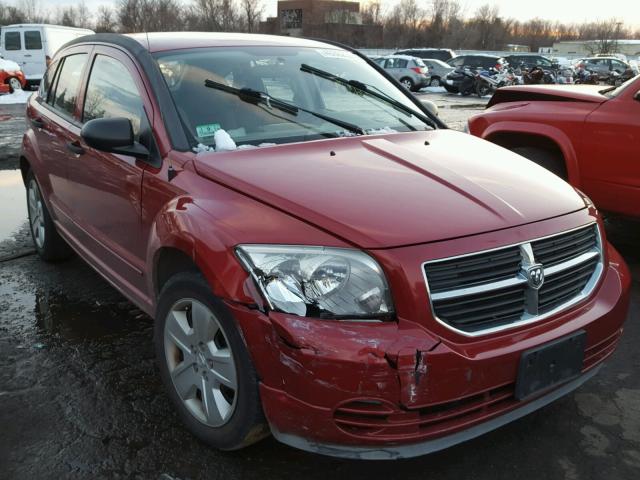 1B3HB48B77D566395 - 2007 DODGE CALIBER SX RED photo 1