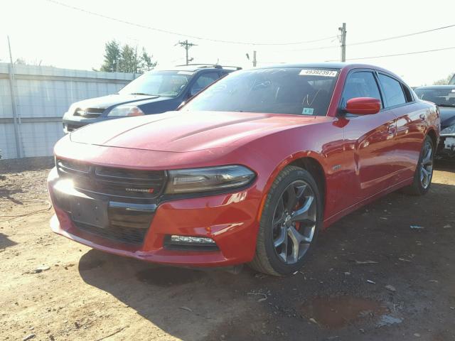 2C3CDXCT9GH247348 - 2016 DODGE CHARGER R/ RED photo 2