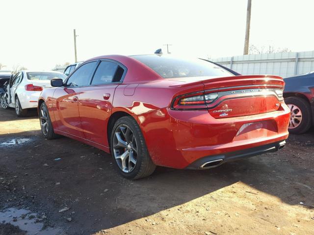 2C3CDXCT9GH247348 - 2016 DODGE CHARGER R/ RED photo 3