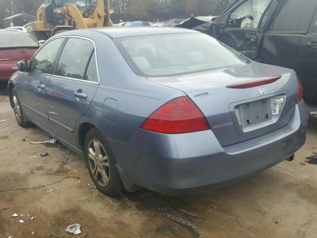 1HGCM56367A086226 - 2007 HONDA ACCORD SE GRAY photo 3