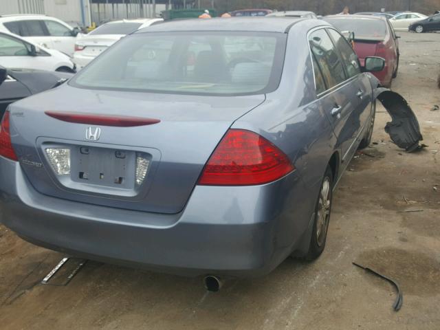 1HGCM56367A086226 - 2007 HONDA ACCORD SE GRAY photo 4