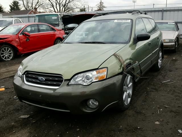 4S4BP61C867329041 - 2006 SUBARU LEGACY OUT GREEN photo 2