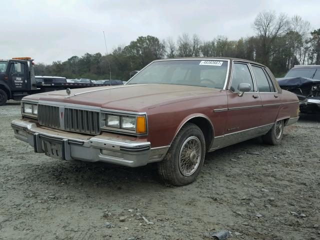 1G2BT69Y5GX258029 - 1986 PONTIAC PARISIENNE MAROON photo 2