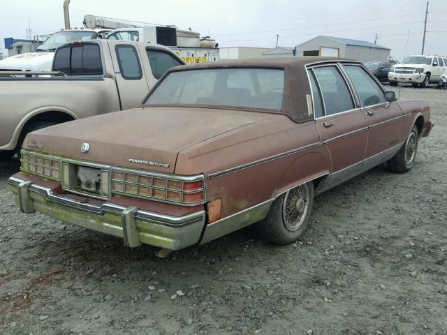 1G2BT69Y5GX258029 - 1986 PONTIAC PARISIENNE MAROON photo 4