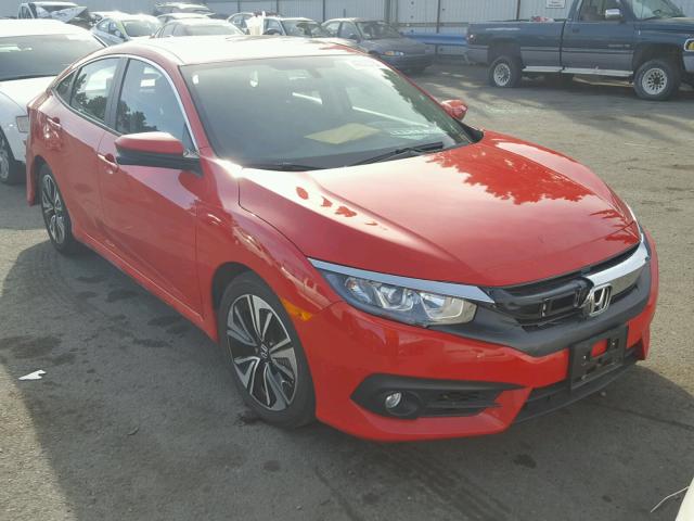2HGFC1F32GH642624 - 2016 HONDA CIVIC EX RED photo 1