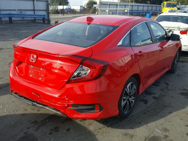 2HGFC1F32GH642624 - 2016 HONDA CIVIC EX RED photo 4