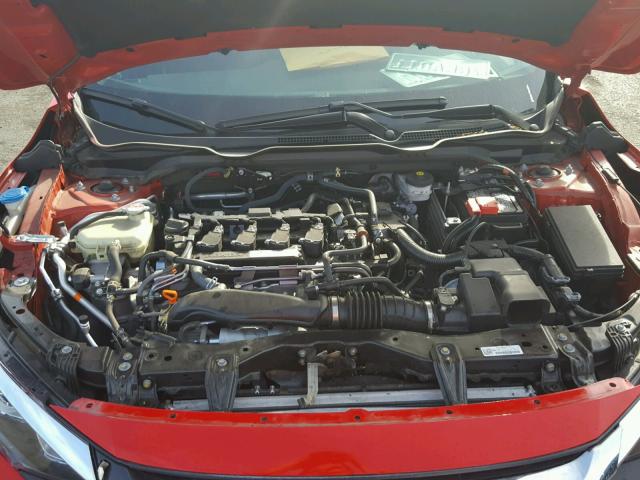 2HGFC1F32GH642624 - 2016 HONDA CIVIC EX RED photo 7