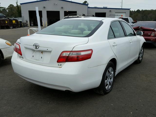 4T1BE46K07U710220 - 2007 TOYOTA CAMRY NEW WHITE photo 4