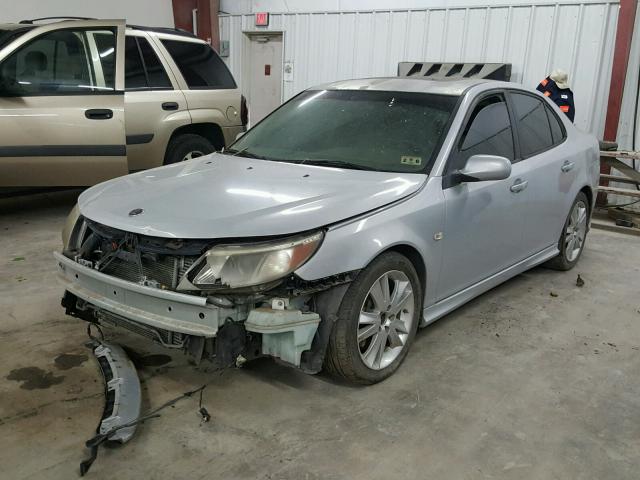 YS3FH41U781103684 - 2008 SAAB 9-3 AERO GRAY photo 2