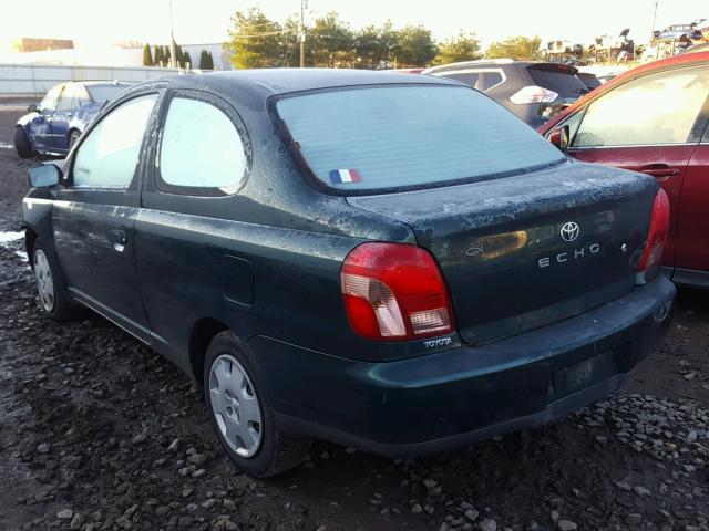 JTDAT123320216078 - 2002 TOYOTA ECHO GREEN photo 3