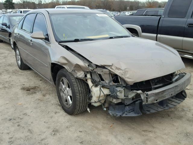 2G1WT58K579299191 - 2007 CHEVROLET IMPALA LT TAN photo 1